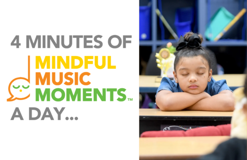 4 minutes a day of Mindful Music...