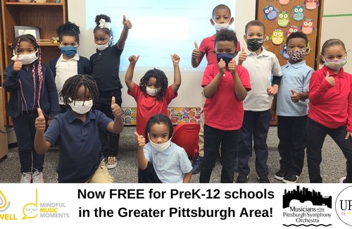 Mindful Music now FREE for PreK-12 in Greater Pittsburgh Area