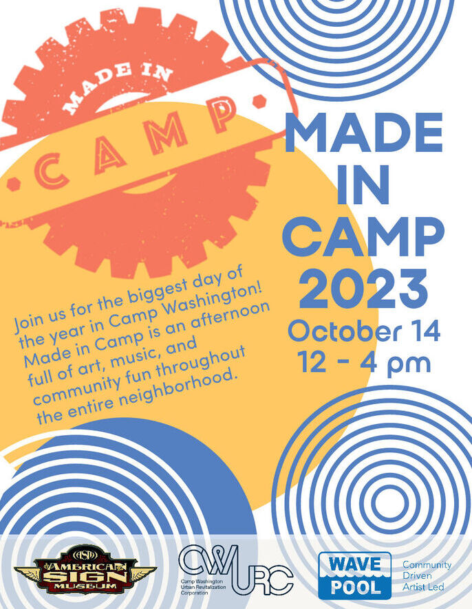 Made in Camp October 14, 2023, 12 to 4 PM