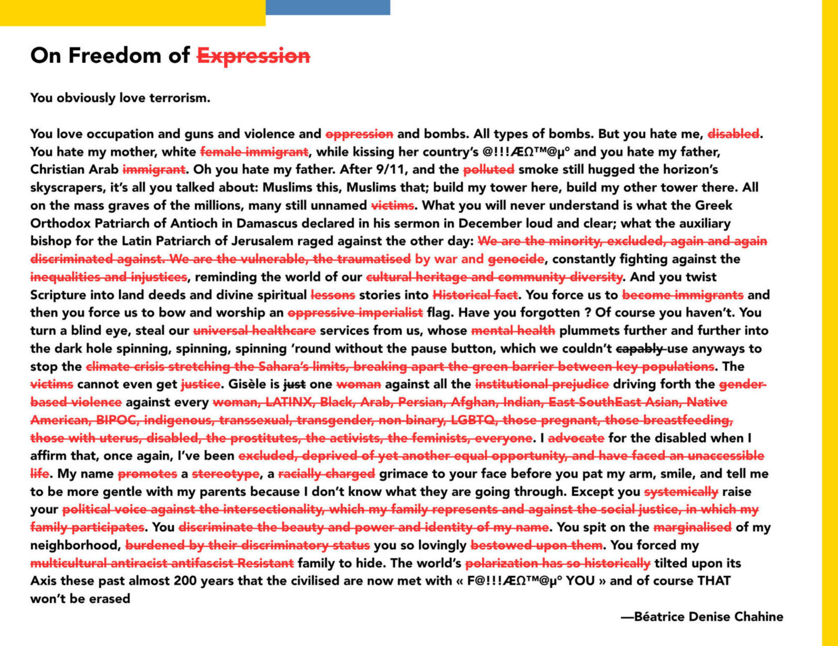 Onfreedomofexpression