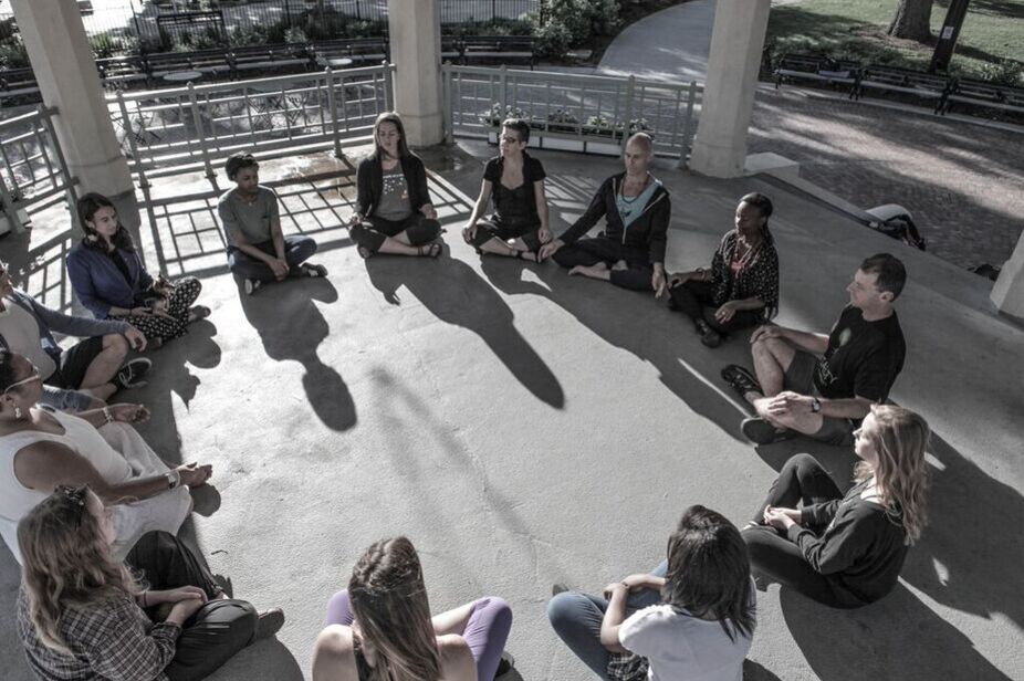 true body project group sitting in circle