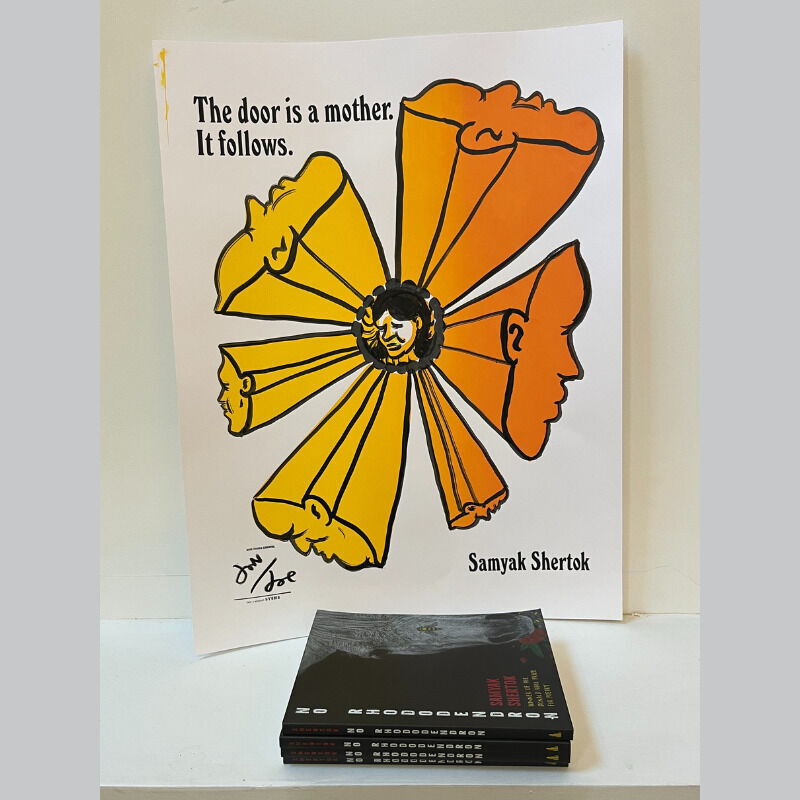 No Rhododedron by Samyak Shertok + Handmade Poster Print