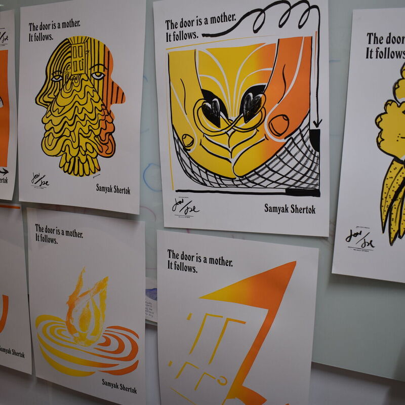 No Rhododedron by Samyak Shertok + Handmade Poster Print